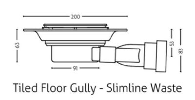 IMPEY AQUA-DEC EASY FIT 'SLOT' BRUSHED STAINLESS STEEL TILED FLOOR GULLY SLIMLINE WASTE, SLW2T01/H (replaces DSS7/H) IMPEY AQUA-DEC EASY FIT 'SLOT' BRUSHED STAINLESS STEEL TILED FLOOR GULLY SLIMLINE WASTE, SLW2T01/H (replaces DSS7/H)
